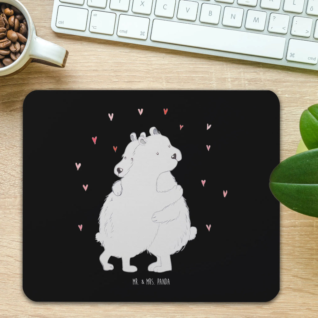 Mouse mat Icebear Embrace Computer zubehör, Einzigartiges Mauspad, Mausunterlage, Mousepad, Büroausstattung, PC Zubehör, Mauspad Büro, Arbeitszimmer, Designer Mauspad, Mauspad, Tiermotive, Gute Laune, lustige Sprüche, Tiere