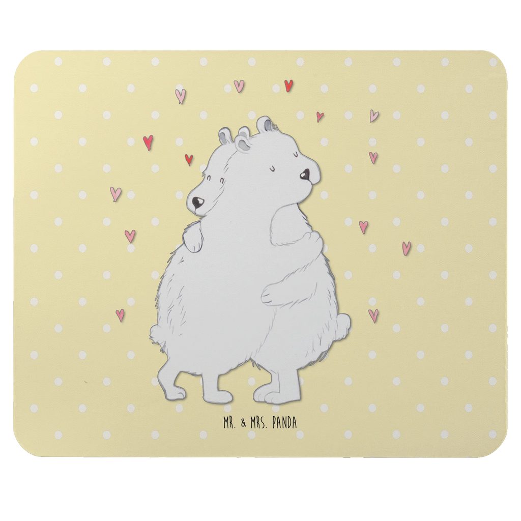 Mouse mat Icebear Embrace Computer zubehör, Einzigartiges Mauspad, Mausunterlage, Mousepad, Büroausstattung, PC Zubehör, Mauspad Büro, Arbeitszimmer, Designer Mauspad, Mauspad, Tiermotive, Gute Laune, lustige Sprüche, Tiere
