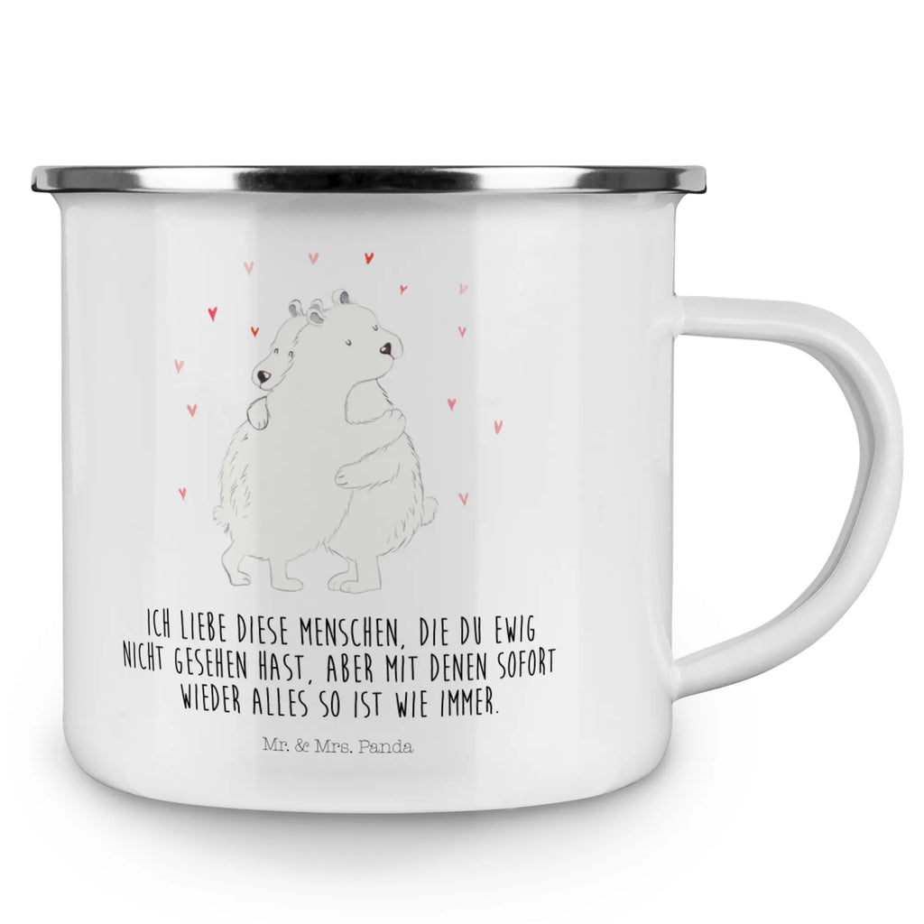 Enamel camping mug Icebear Embrace adventure mug, enamel camping cup, bushcraft mug, camp coffee mug, backpacking mug, metal camping mug, tin coffee cup, metal cup, outdoor cup, campfire mug, camping mug, enamel mug, hiking mug, enamel drinking mug, camping metal cup, travel mug, camper mug, stainless steel drinking cup, steel mug for camping, lightweight camping mug, small animals, cute, funny, cute animal motives, hand drawn, small world, funny sayings, good mood, happy, gifts, gift ideas, special gifts, animal lover, card