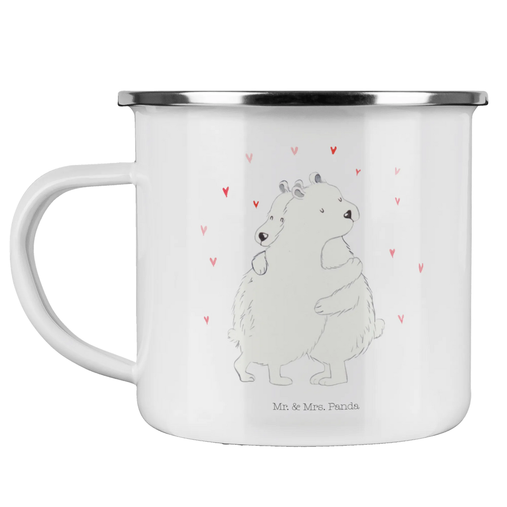 Enamel camping mug Icebear Embrace adventure mug, enamel camping cup, bushcraft mug, camp coffee mug, backpacking mug, metal camping mug, tin coffee cup, metal cup, outdoor cup, campfire mug, camping mug, enamel mug, hiking mug, enamel drinking mug, camping metal cup, travel mug, camper mug, stainless steel drinking cup, steel mug for camping, lightweight camping mug, small animals, cute, funny, cute animal motives, hand drawn, small world, funny sayings, good mood, happy, gifts, gift ideas, special gifts, animal lover, card