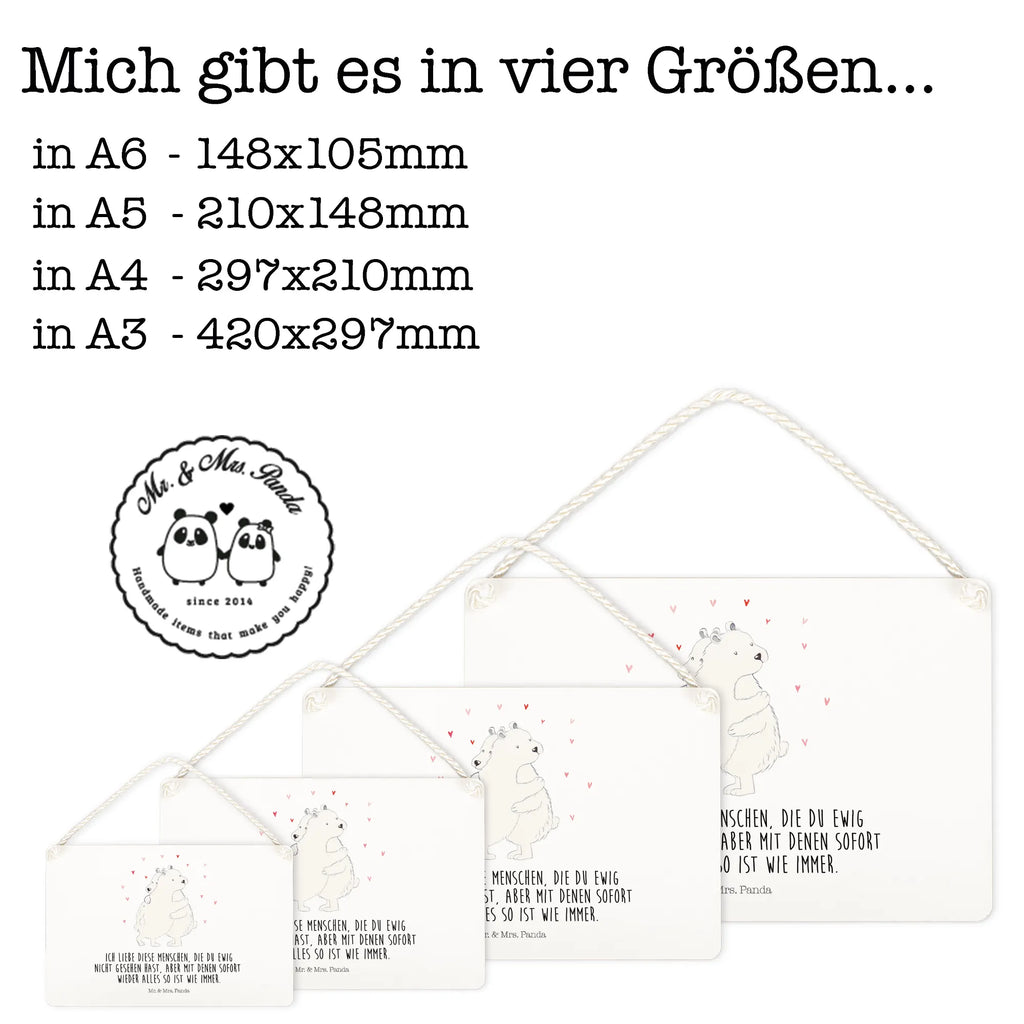 Decorative sign Icebear Embrace dekotafel, Schild, Wandschild, Holztafel, Küchenschild, dekoration schild, holzbild, Deko Schild, Holzschild, Badschild, Dekoschild, hängeschild, Spruchschild, wandtafel, Türschild Familie, Deko Wandtafel, Schild mit Spruch, wandhänger, Türschild, sprüche schild, dekoschilder, Motivschild, Tiere, Tiermotive, Gute Laune, Lustige Sprüche