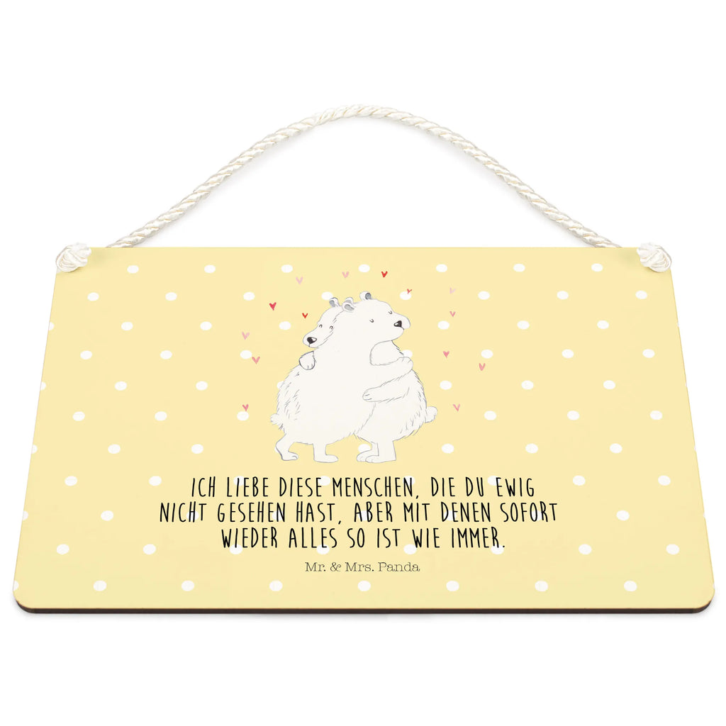 Decorative sign Icebear Embrace dekotafel, Schild, Wandschild, Holztafel, Küchenschild, dekoration schild, holzbild, Deko Schild, Holzschild, Badschild, Dekoschild, hängeschild, Spruchschild, wandtafel, Türschild Familie, Deko Wandtafel, Schild mit Spruch, wandhänger, Türschild, sprüche schild, dekoschilder, Motivschild, Tiere, Tiermotive, Gute Laune, Lustige Sprüche