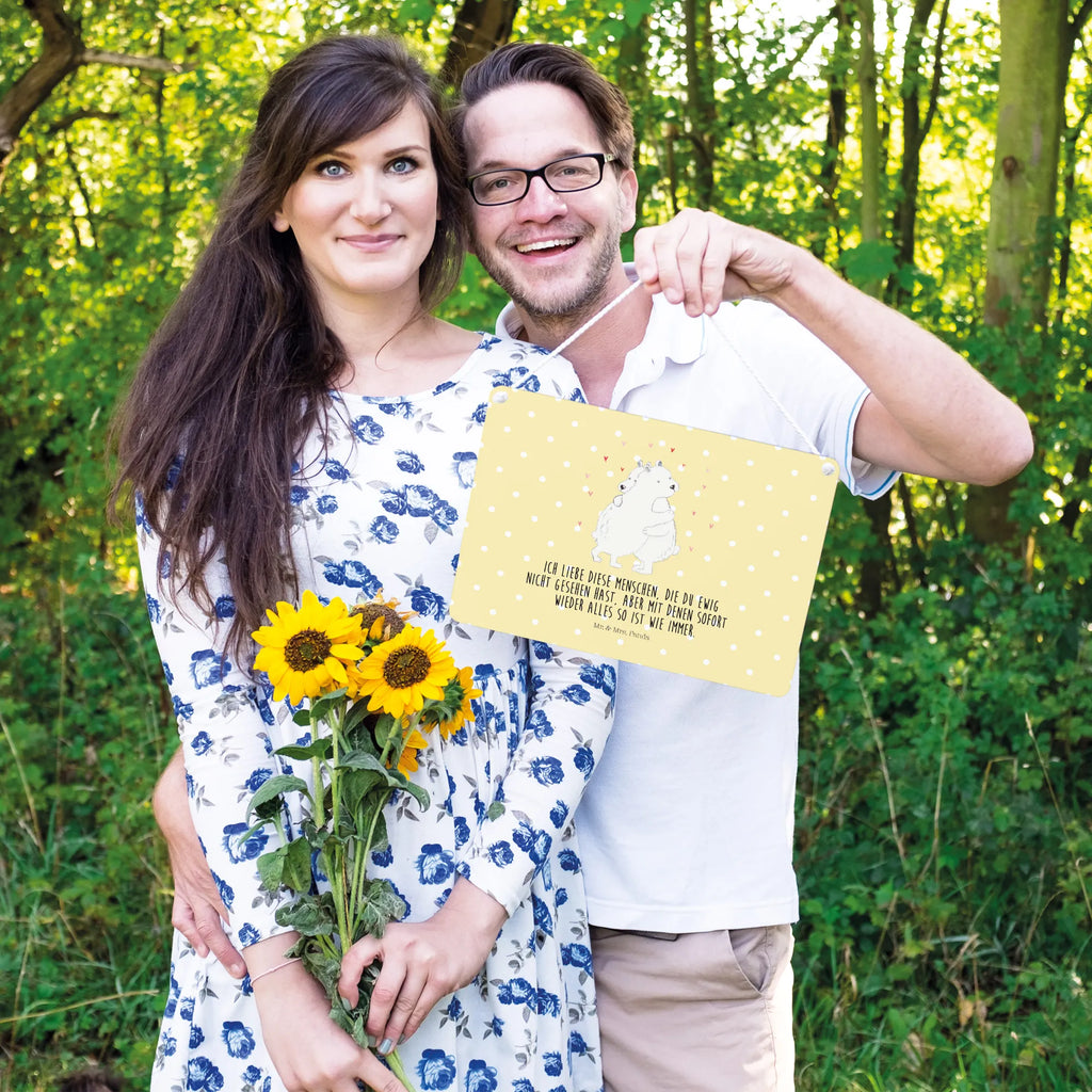 Decorative sign Icebear Embrace dekotafel, Schild, Wandschild, Holztafel, Küchenschild, dekoration schild, holzbild, Deko Schild, Holzschild, Badschild, Dekoschild, hängeschild, Spruchschild, wandtafel, Türschild Familie, Deko Wandtafel, Schild mit Spruch, wandhänger, Türschild, sprüche schild, dekoschilder, Motivschild, Tiere, Tiermotive, Gute Laune, Lustige Sprüche