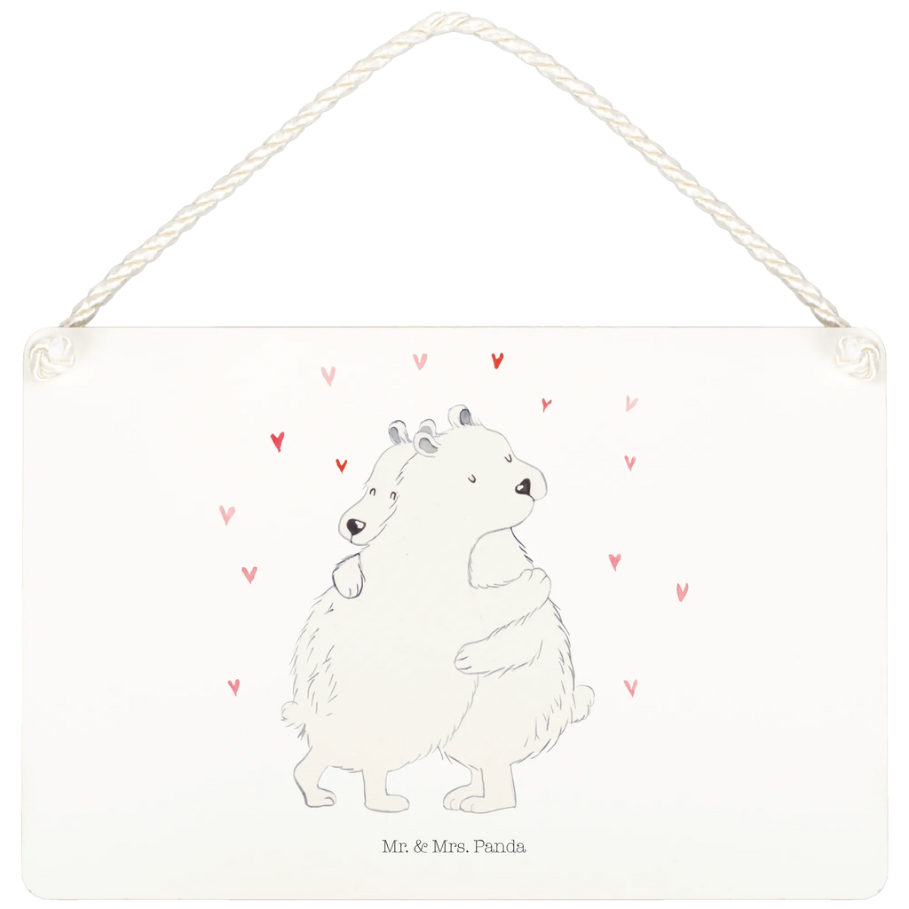 Decorative sign Icebear Embrace dekotafel, Schild, Wandschild, Holztafel, Küchenschild, dekoration schild, holzbild, Deko Schild, Holzschild, Badschild, Dekoschild, hängeschild, Spruchschild, wandtafel, Türschild Familie, Deko Wandtafel, Schild mit Spruch, wandhänger, Türschild, sprüche schild, dekoschilder, Motivschild, Tiere, Tiermotive, Gute Laune, Lustige Sprüche