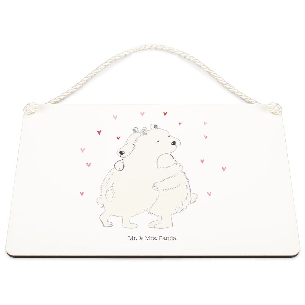 Decorative sign Icebear Embrace dekotafel, Schild, Wandschild, Holztafel, Küchenschild, dekoration schild, holzbild, Deko Schild, Holzschild, Badschild, Dekoschild, hängeschild, Spruchschild, wandtafel, Türschild Familie, Deko Wandtafel, Schild mit Spruch, wandhänger, Türschild, sprüche schild, dekoschilder, Motivschild, Tiere, Tiermotive, Gute Laune, Lustige Sprüche
