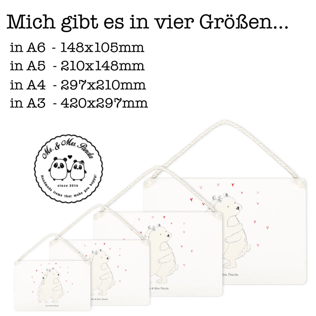 Decorative sign Icebear Embrace dekotafel, Schild, Wandschild, Holztafel, Küchenschild, dekoration schild, holzbild, Deko Schild, Holzschild, Badschild, Dekoschild, hängeschild, Spruchschild, wandtafel, Türschild Familie, Deko Wandtafel, Schild mit Spruch, wandhänger, Türschild, sprüche schild, dekoschilder, Motivschild, Tiere, Tiermotive, Gute Laune, Lustige Sprüche