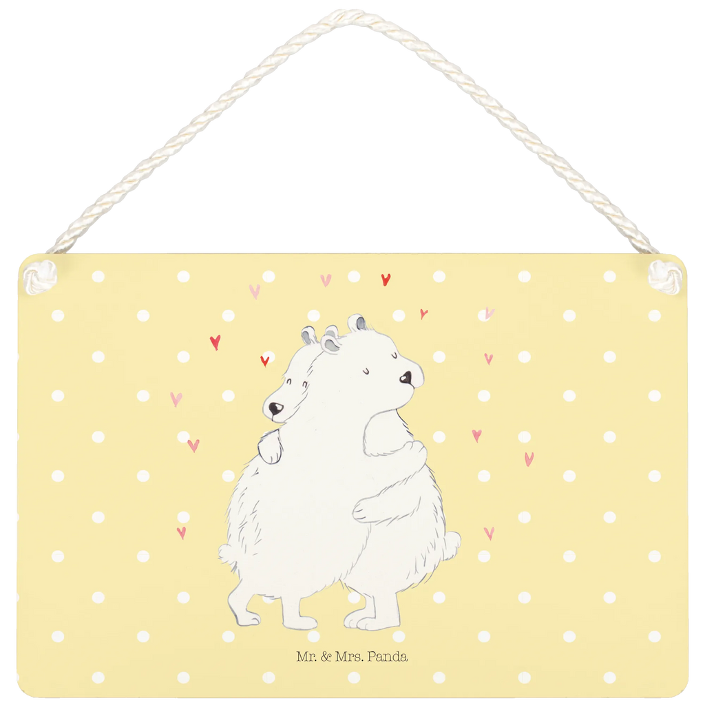 Decorative sign Icebear Embrace dekotafel, Schild, Wandschild, Holztafel, Küchenschild, dekoration schild, holzbild, Deko Schild, Holzschild, Badschild, Dekoschild, hängeschild, Spruchschild, wandtafel, Türschild Familie, Deko Wandtafel, Schild mit Spruch, wandhänger, Türschild, sprüche schild, dekoschilder, Motivschild, Tiere, Tiermotive, Gute Laune, Lustige Sprüche