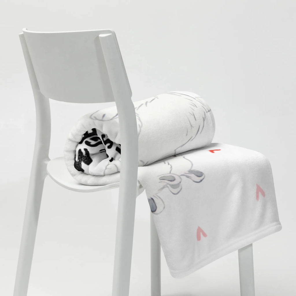 Baby blanket Icebear Embrace small animals, cute, funny, cute animal motives, hand drawn, small world, funny sayings, good mood, happy, gifts, gift ideas, special gifts, animal lover, card