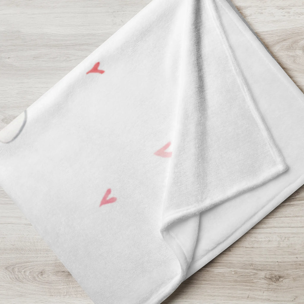 Baby blanket Icebear Embrace small animals, cute, funny, cute animal motives, hand drawn, small world, funny sayings, good mood, happy, gifts, gift ideas, special gifts, animal lover, card