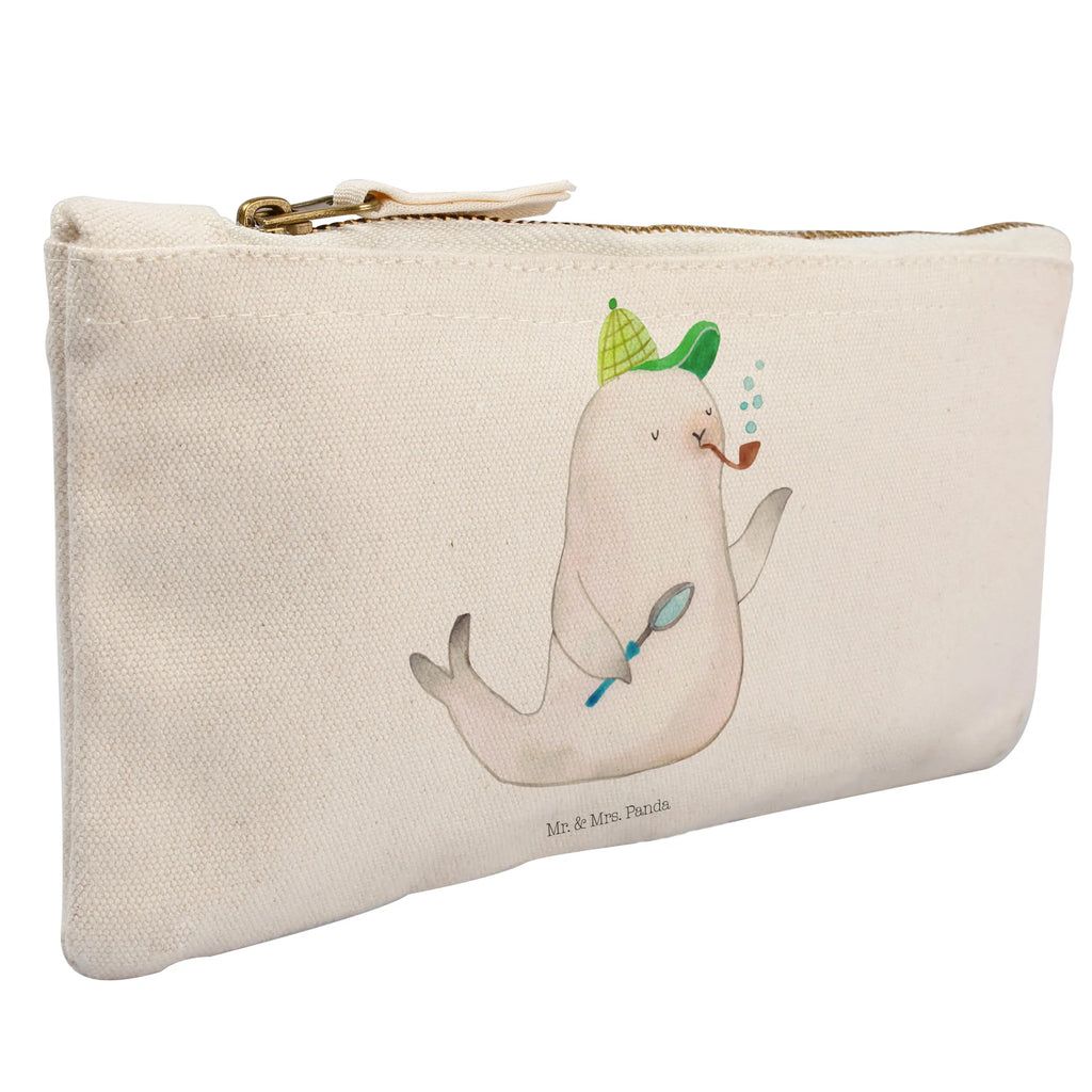 Make-up bag seal sherlock Kosmetikbeutel, pinsel tasche, Kulturbeutel, beauty tasche, aufbewahrungstasche, Waschbeutel, Mäppchen, aufbewahrungsbeutel, utensilientasche, Federmappe, Schminktäschchen, Stiftemäppchen, kosmetiktäschchen, Kulturtasche, Etui, Waschtasche, Schminktasche, Kosmetiktasche, Schlampermäppchen, toiletry bag, pencil case, beauty case, Schminkbeutel, Gute Laune, Tiermotive, Lustige Sprüche, Tiere