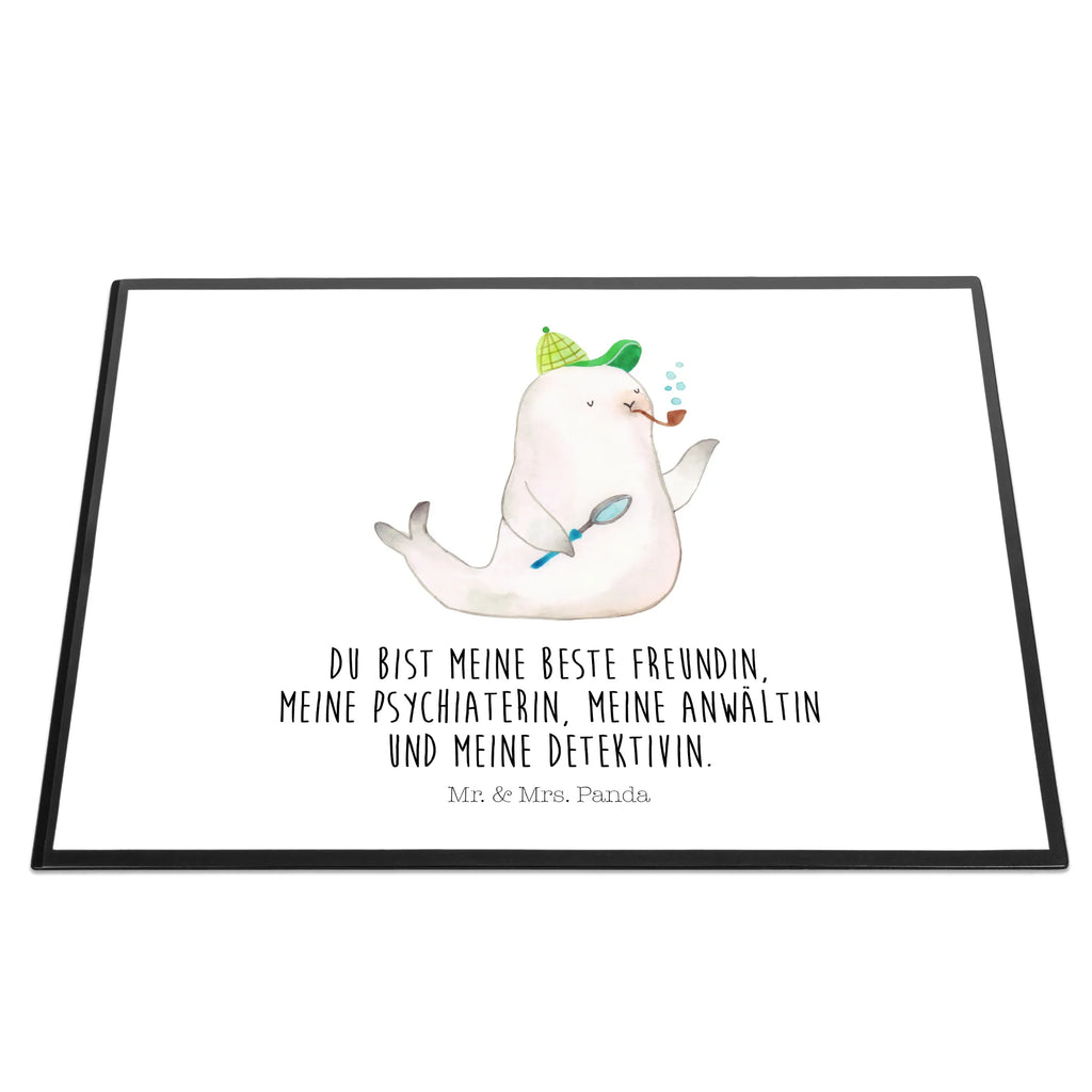 Podkładka na biurko foka Sherlock arbeitsmatte, pultunterlage, tischpads, Schreibtisch Unterlagen, tischauflage, schreibauflage, tischauflagen, tischmatte, schreibtischauflagen, schreibauflagen, Schreibunterlage, Tischunterlage, tischpad, schreibtischmatte, schreibtischunterlagen, arbeitsunterlage, Schreibtischauflage, schreibtischunterlage, tischmatten, Schreibtisch Matte, schreibmatte, Tiere, Tiermotive, Gute Laune, Lustige Sprüche