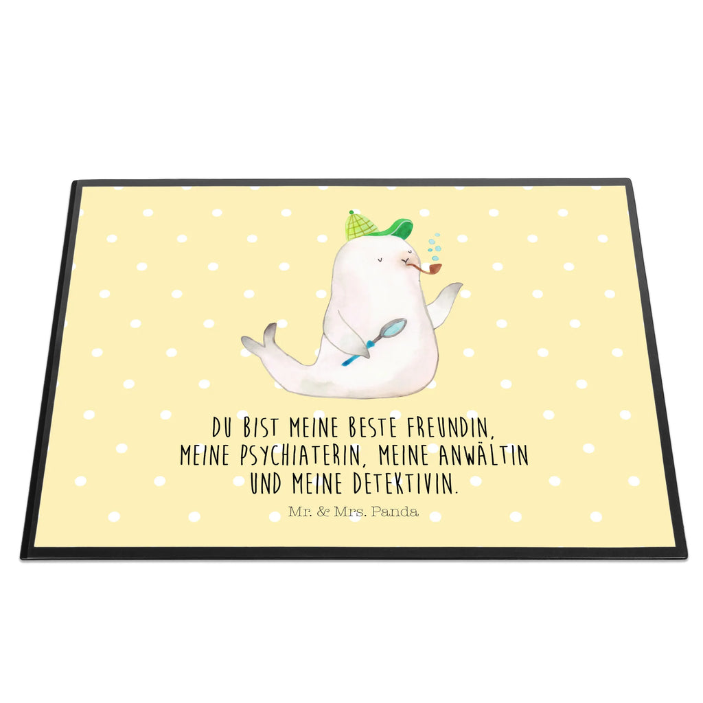 Podkładka na biurko foka Sherlock arbeitsmatte, pultunterlage, tischpads, Schreibtisch Unterlagen, tischauflage, schreibauflage, tischauflagen, tischmatte, schreibtischauflagen, schreibauflagen, Schreibunterlage, Tischunterlage, tischpad, schreibtischmatte, schreibtischunterlagen, arbeitsunterlage, Schreibtischauflage, schreibtischunterlage, tischmatten, Schreibtisch Matte, schreibmatte, Tiere, Tiermotive, Gute Laune, Lustige Sprüche