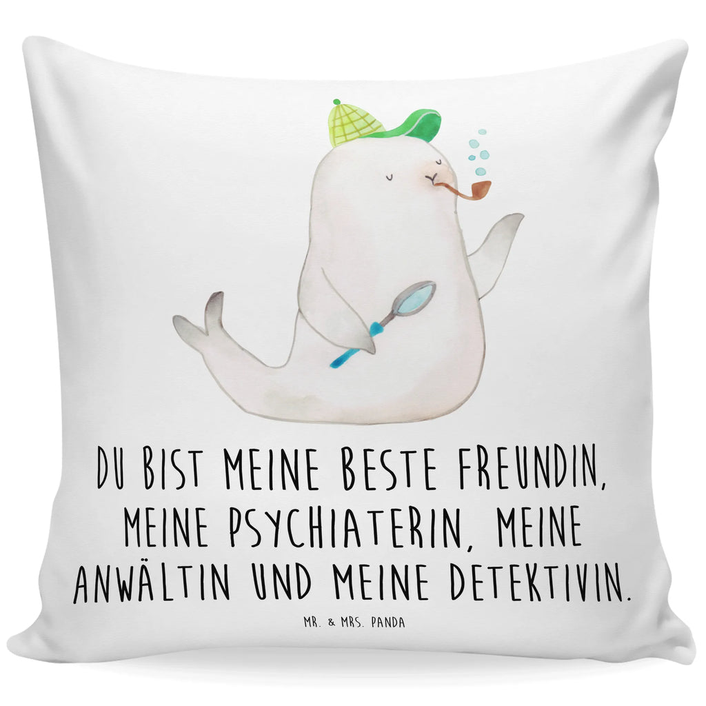40x40 Kissen Robbe Sherlock Kissen 40x40, Sofakissen, Kissen 40x40 Waschbar, Kopfkissen 40x40, Couchkissen, Kissenbezug 40x40, Sofakissen 40x40, Dekokissen, Dekokissen 40x40, Kissen, Kopfkissen, Kissenhülle 40x40, Zierkissen, sofakissen, sitzkissen, Kissenhülle, Kissenbezüge, Dekokissen Sofa, Motivkissen, Tiermotive, Gute Laune, lustige Sprüche, Tiere