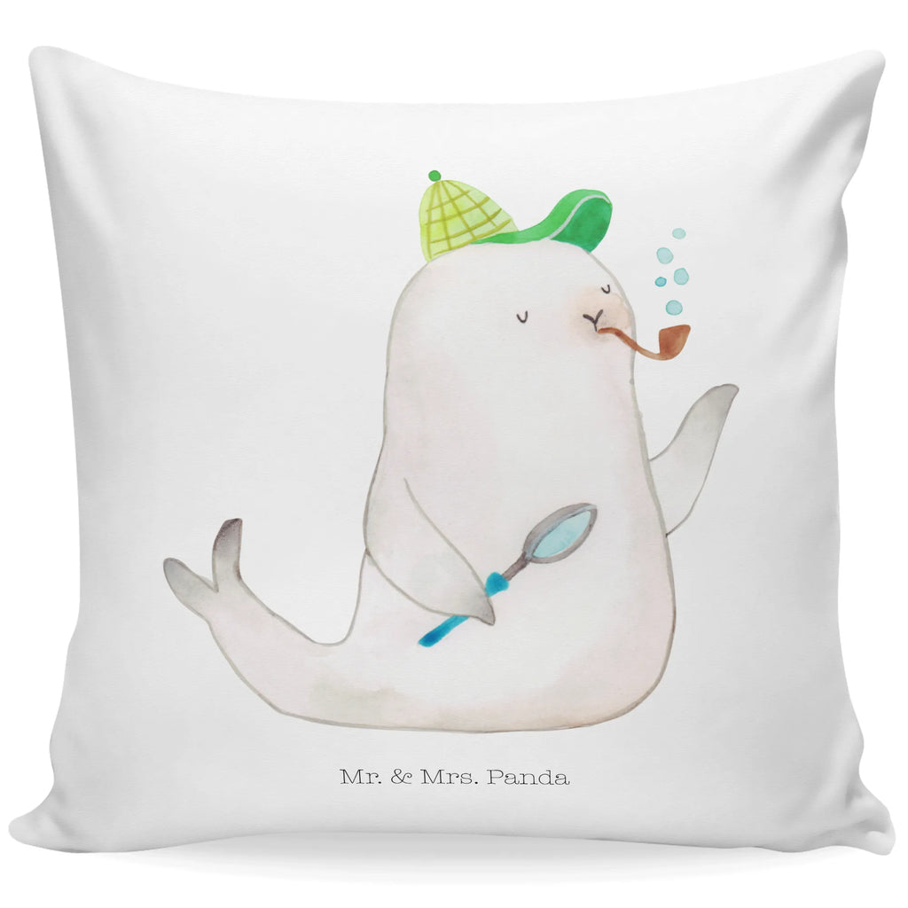 40x40 Kissen Robbe Sherlock Kissen 40x40, Sofakissen, Kissen 40x40 Waschbar, Kopfkissen 40x40, Couchkissen, Kissenbezug 40x40, Sofakissen 40x40, Dekokissen, Dekokissen 40x40, Kissen, Kopfkissen, Kissenhülle 40x40, Zierkissen, sofakissen, sitzkissen, Kissenhülle, Kissenbezüge, Dekokissen Sofa, Motivkissen, Tiermotive, Gute Laune, lustige Sprüche, Tiere