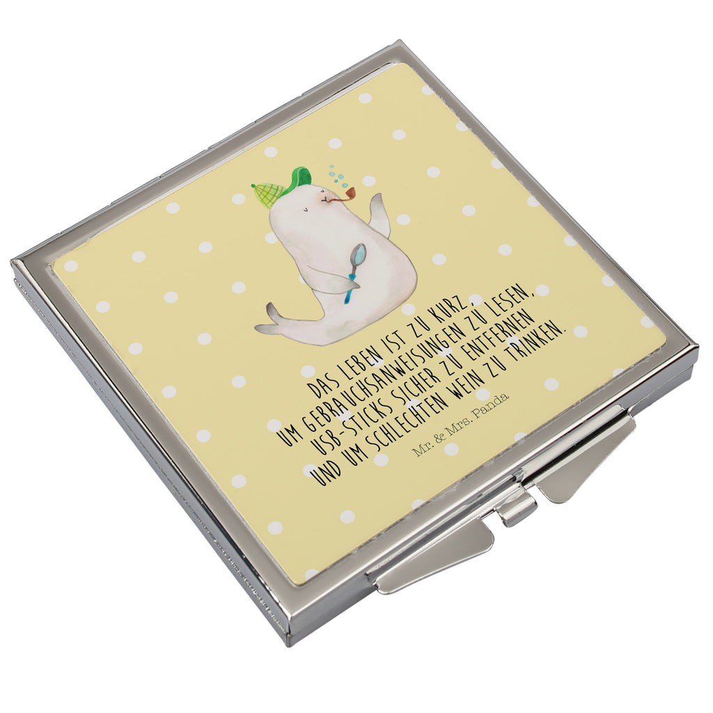 Handtaschenspiegel quadratisch Robbe Sherlock Reise Spiegel, Schminkspiegel Kompakt, Handspiegel Mit Hülle, Klappbarer Handspiegel, Deko Handspiegel, Handspiegel Für Damen, Tragbarer Spiegel, Spiegel Für Unterwegs, Spiegel Für Make-Up Tasche, Handspiegel Zum Mitnehmen, Taschen-Kosmetikspiegel, Vintage Kompaktspiegel, Kompaktspiegel, Spiegel Für Schminktasche, Handspiegel Geschenkidee, Design Taschenspiegel, Klappspiegel, Handtaschenspiegel, Kosmetikspiegel Klein, Silber, Runder Taschenspiegel, Taschenspiegel, Quadratischer Handspiegel, Schminkspiegel To Go, Mini Spiegel, Spiegel Für Handtasche, Klappbarer Taschenspiegel, Gute Laune, Tiermotive, Tiere, Lustige Sprüche