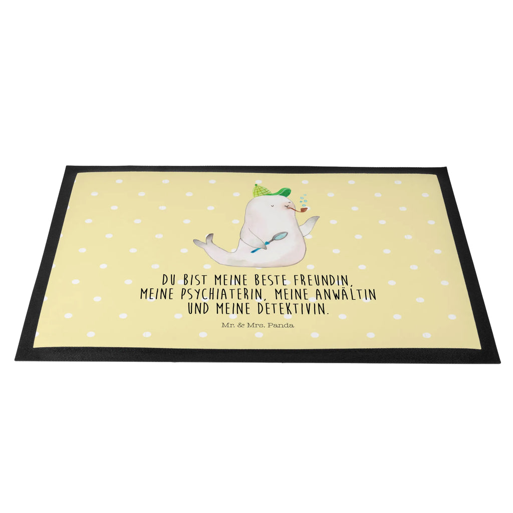 wycieraczka foka Sherlock Türvorleger, Eingangsteppich, hausmatte, Fußabtreter, sauberlaufmatten, Fußmatten, flurmatte, matte haustür, fußmatte, Abtreter, Fussmatte, Haustürmatte, Sauberlaufmatte, Schmutzfangteppich, schmutzfangmatten, Abtretmatte, abstreifer, Schmutzmatte, Schmutzfänger, Schmutzfangmatte, Schuhabstreifer, Türmatte, Fußabstreifer, türmatten, außenmatte, Eingangsmatte, Gute Laune, Tiere, Lustige Sprüche, Tiermotive