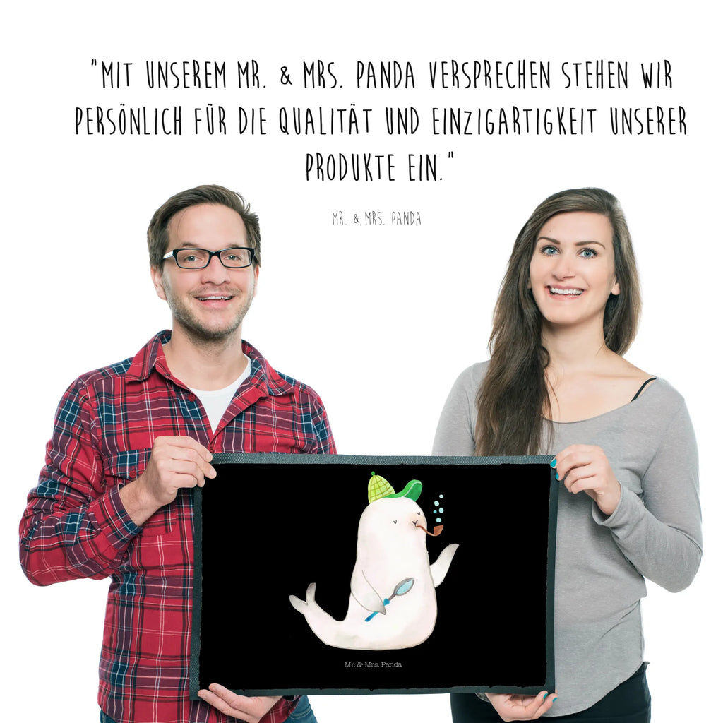 wycieraczka foka Sherlock Türvorleger, Eingangsteppich, hausmatte, Fußabtreter, sauberlaufmatten, Fußmatten, flurmatte, matte haustür, fußmatte, Abtreter, Fussmatte, Haustürmatte, Sauberlaufmatte, Schmutzfangteppich, schmutzfangmatten, Abtretmatte, abstreifer, Schmutzmatte, Schmutzfänger, Schmutzfangmatte, Schuhabstreifer, Türmatte, Fußabstreifer, türmatten, außenmatte, Eingangsmatte, Gute Laune, Tiere, Lustige Sprüche, Tiermotive