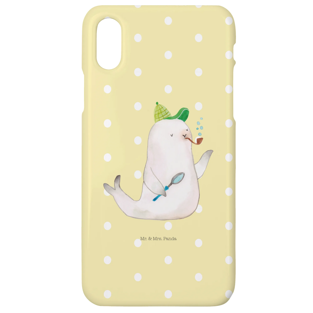 Phone case seal sherlock mobile phone case, Iphone 10, mobile phone, case, cover, Iphone X, mobile cover, small animals, cute, funny, cute animal motives, hand drawn, small world, funny sayings, good mood, happy, gifts, gift ideas, special gifts, animal lover, card