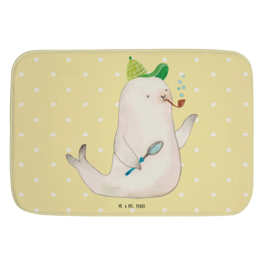 Badematte Robbe Sherlock rutschfeste matte, duschmatten, duschmatte, badezimmermatten, Duschvorleger, Teppich Fürs Bad, badmatten, Badematte, Badezimmer Matte, fußmatte bad, Badteppich, badezimmerteppiche, Badläufer, Badvorleger, Bad Fußmatte, badezimmervorleger, bad läufer, Badezimmerteppich, badezimmer läufer, badezimmermatte, teppich für bad, wannenvorleger, Gute Laune, Tiermotive, Tiere, Lustige Sprüche