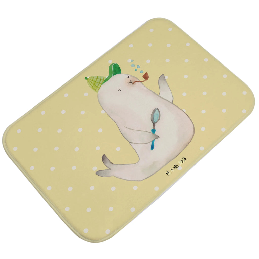 Badematte Robbe Sherlock rutschfeste matte, duschmatten, duschmatte, badezimmermatten, Duschvorleger, Teppich Fürs Bad, badmatten, Badematte, Badezimmer Matte, fußmatte bad, Badteppich, badezimmerteppiche, Badläufer, Badvorleger, Bad Fußmatte, badezimmervorleger, bad läufer, Badezimmerteppich, badezimmer läufer, badezimmermatte, teppich für bad, wannenvorleger, Gute Laune, Tiermotive, Tiere, Lustige Sprüche