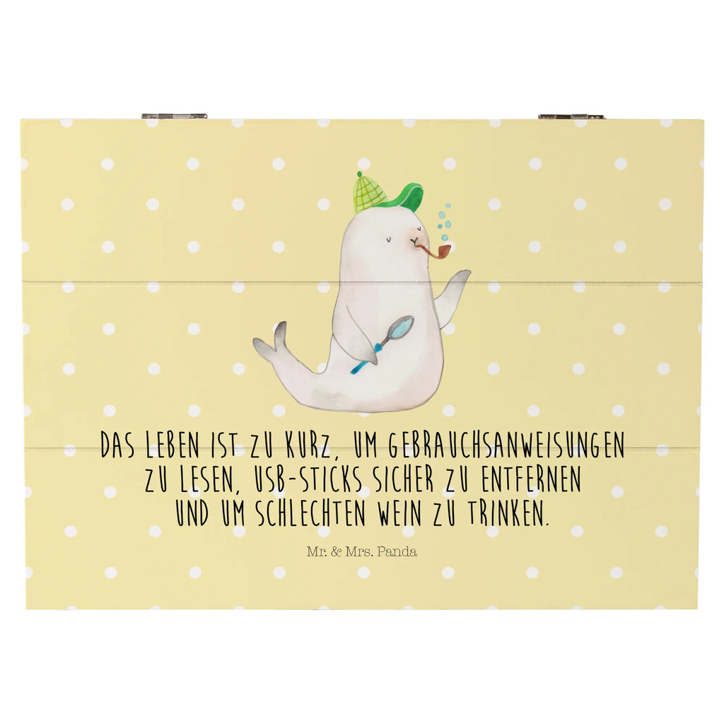 Wooden chest seal sherlock Holzkiste mit Deckel, holzschatulle, holzschachtel, Box aus Holz, Aufbewahrungsbox, kiste holz, Aufbewahrungskiste, aufbewahrungsboxen, truhe holz, aufbewahrungskiste mit deckel, Aufbewahrungsbox Holz, holztruhen, holzkästchen, box holz, Holzbox, aufbewahrungskisten, Holzbox mit Deckel, Holzkiste, Holztruhe, Holz Aufbewahrungsbox, Holzboxen, Holzkisten, Schatulle, aufbewahrungstruhe, Aufbewahrungsbox aus Holz, Tiermotive, Lustige Sprüche, Tiere, Gute Laune