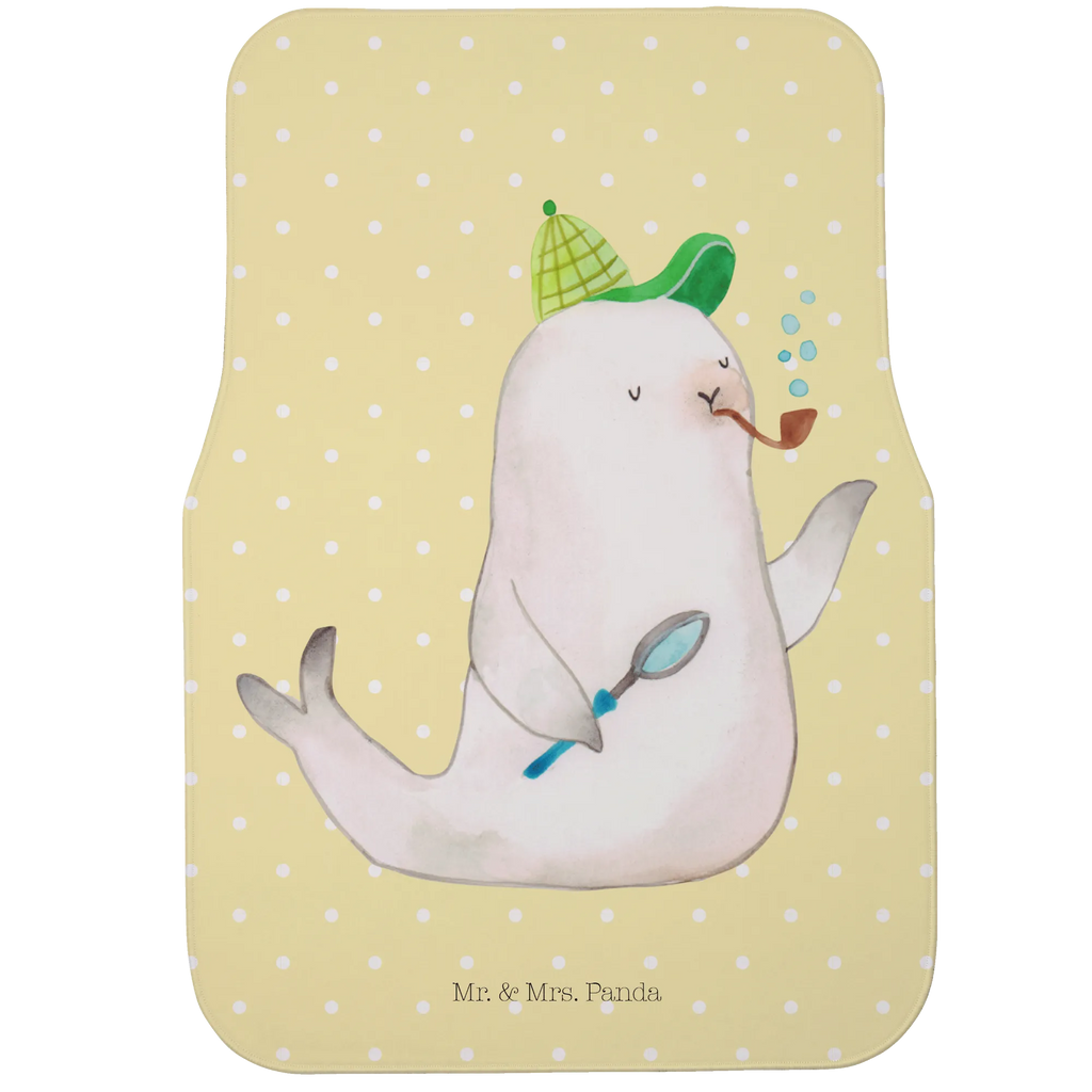 Driver car mat seal sherlock car floor mats, floor mat car, driver, dirty mat car, small animals, cute, funny, cute animal motives, hand drawn, small world, funny sayings, good mood, happy, gifts, gift ideas, special gifts, animal lover, card