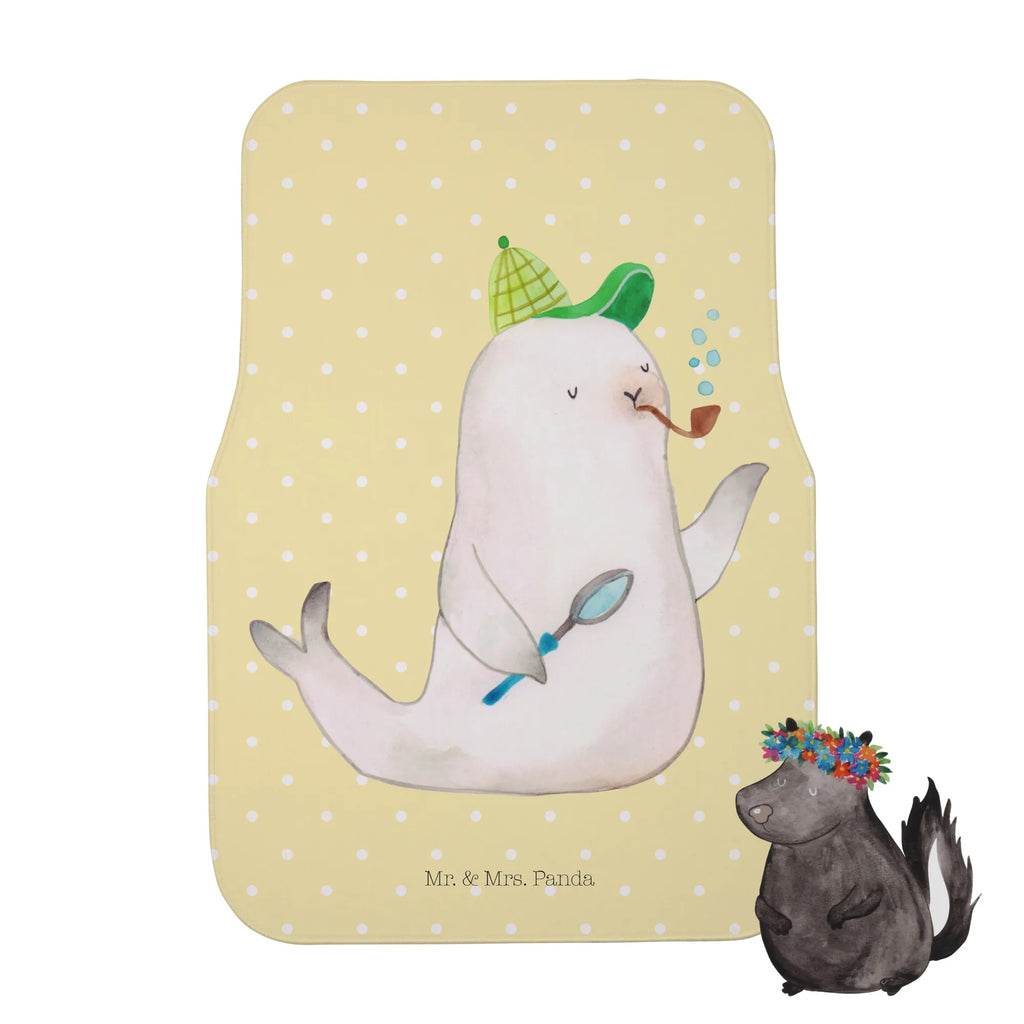 Driver car mat seal sherlock car floor mats, floor mat car, driver, dirty mat car, small animals, cute, funny, cute animal motives, hand drawn, small world, funny sayings, good mood, happy, gifts, gift ideas, special gifts, animal lover, card