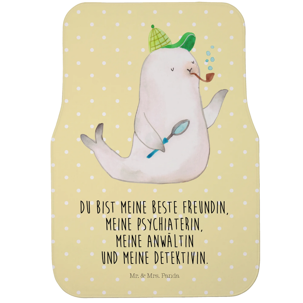 Driver car mat seal sherlock car floor mats, floor mat car, driver, dirty mat car, small animals, cute, funny, cute animal motives, hand drawn, small world, funny sayings, good mood, happy, gifts, gift ideas, special gifts, animal lover, card