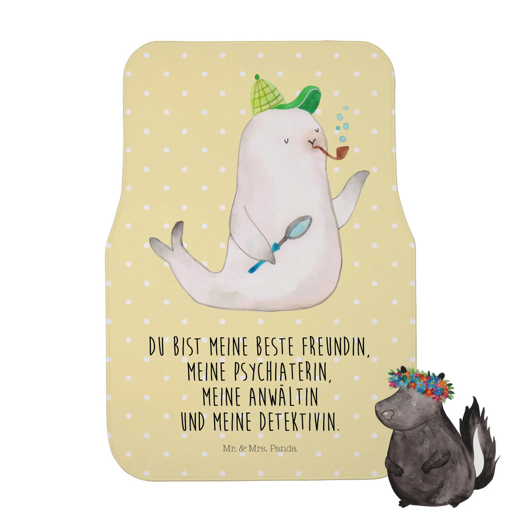 Driver car mat seal sherlock car floor mats, floor mat car, driver, dirty mat car, small animals, cute, funny, cute animal motives, hand drawn, small world, funny sayings, good mood, happy, gifts, gift ideas, special gifts, animal lover, card