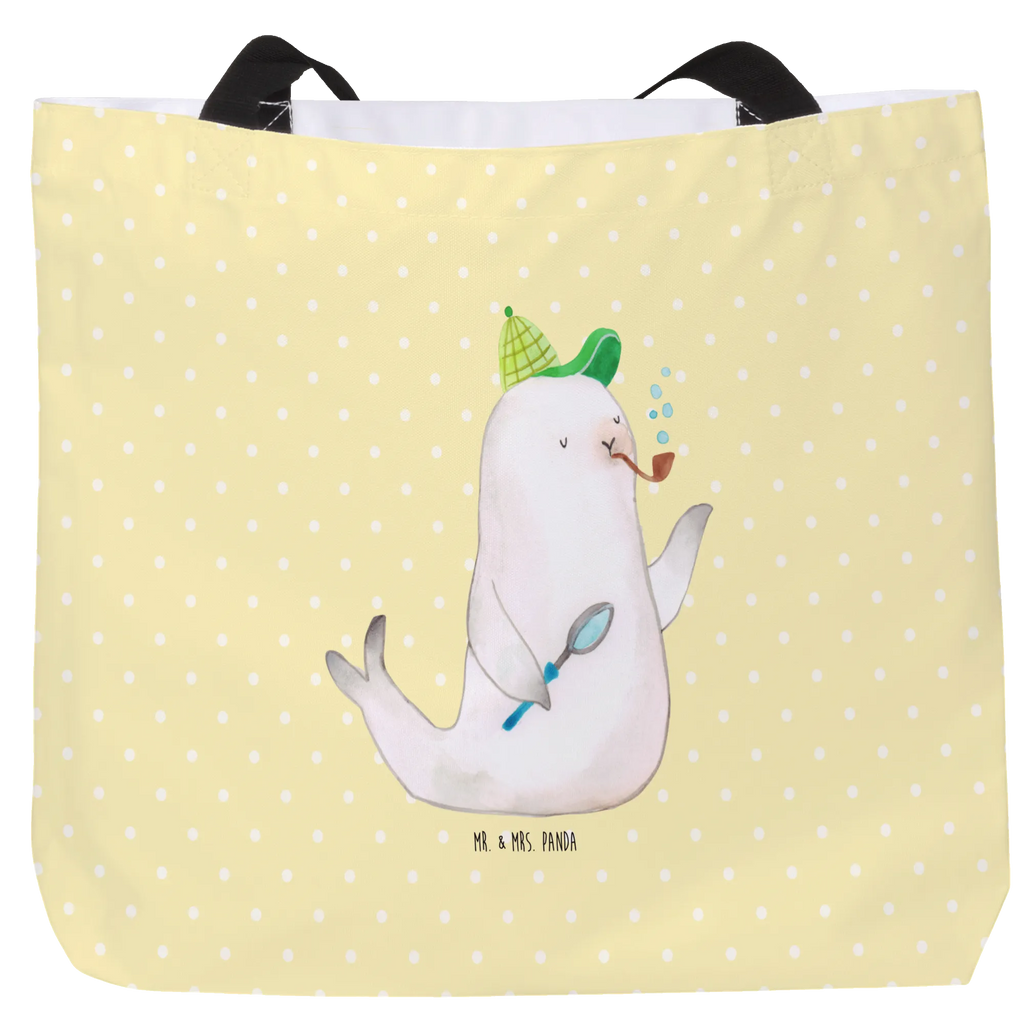 Shopper Robbe Sherlock Shopper, Tasche, Tragebeutel, Strandtasche, Einkaufstasche, Beutel, Schulbeutel, Alltagstasche, Freizeittasche, Einkaufsbeutel, Schultasche, Tiermotive, Gute Laune, lustige Sprüche, Tiere