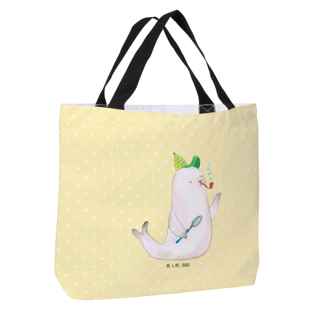 Shopper Robbe Sherlock Shopper, Tasche, Tragebeutel, Strandtasche, Einkaufstasche, Beutel, Schulbeutel, Alltagstasche, Freizeittasche, Einkaufsbeutel, Schultasche, Tiermotive, Gute Laune, lustige Sprüche, Tiere