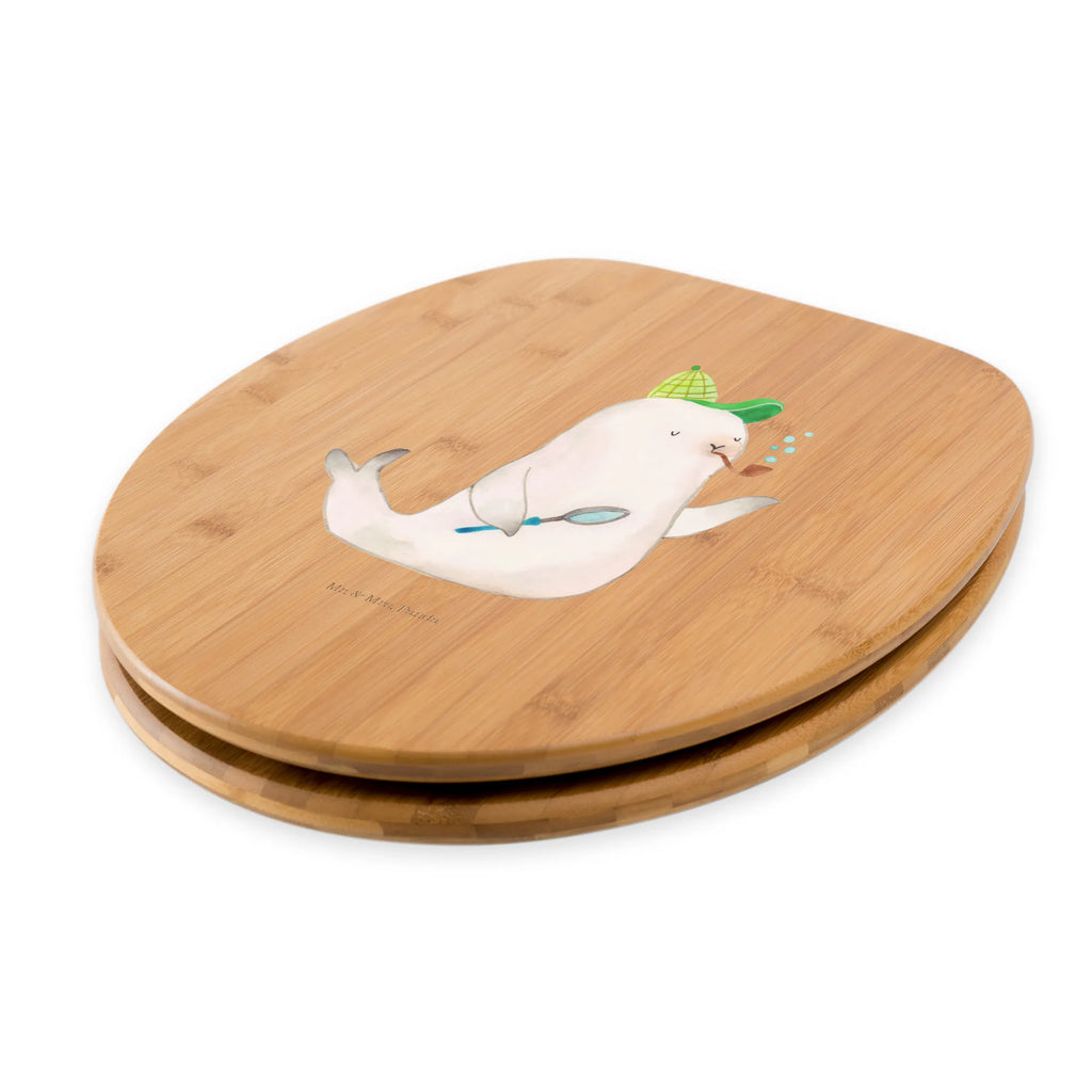 Motif toilet seat seal sherlock wood, toilet, toilet seat, toilet cover, toilet lid, small animals, cute, funny, cute animal motives, hand drawn, small world, funny sayings, good mood, happy, gifts, gift ideas, special gifts, animal lover, card