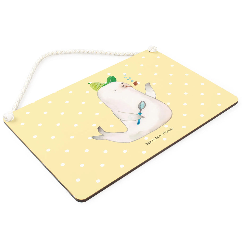 Decorative sign seal sherlock small animals, cute, funny, cute animal motives, hand drawn, small world, funny sayings, good mood, happy, gifts, gift ideas, special gifts, animal lover, card