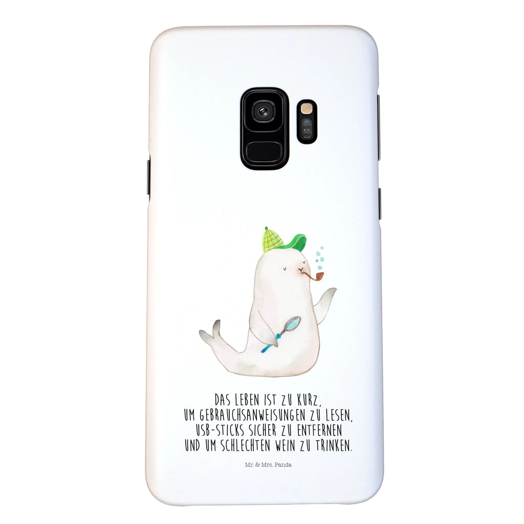 Phone case seal sherlock mobile phone case, Iphone 10, mobile phone, case, cover, Iphone X, mobile cover, small animals, cute, funny, cute animal motives, hand drawn, small world, funny sayings, good mood, happy, gifts, gift ideas, special gifts, animal lover, card