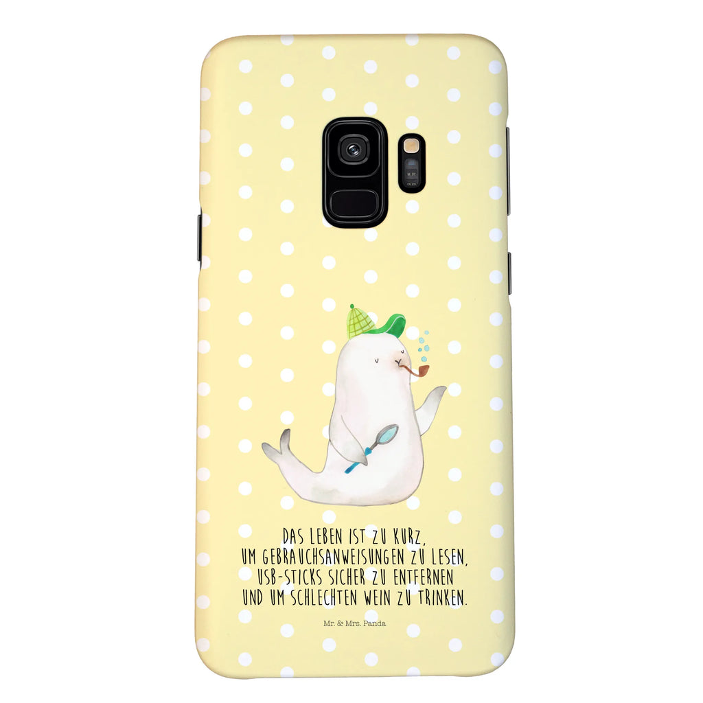 Phone case seal sherlock mobile phone case, Iphone 10, mobile phone, case, cover, Iphone X, mobile cover, small animals, cute, funny, cute animal motives, hand drawn, small world, funny sayings, good mood, happy, gifts, gift ideas, special gifts, animal lover, card