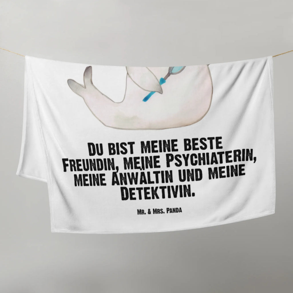 Babydecke Robbe Sherlock Krabbeldecke, Babyecke Kuscheldecke, Babydecke, Babygeschenk, Geschenk Geburt, Tiermotive, Gute Laune, lustige Sprüche, Tiere