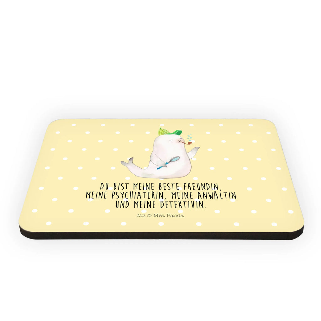 Magnet Robbe Sherlock Kühlschrankmagnet, Souvenir Magnet, Motivmagnete, Whiteboard Magnet, Dekomagnet, Notiz Magnet, Pinnwandmagnet, Kühlschrank Dekoration, Tiermotive, Gute Laune, lustige Sprüche, Tiere