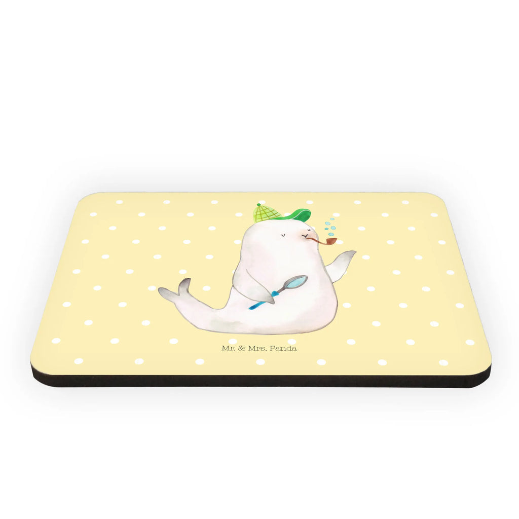 Magnet Robbe Sherlock Kühlschrankmagnet, Souvenir Magnet, Motivmagnete, Whiteboard Magnet, Dekomagnet, Notiz Magnet, Pinnwandmagnet, Kühlschrank Dekoration, Tiermotive, Gute Laune, lustige Sprüche, Tiere