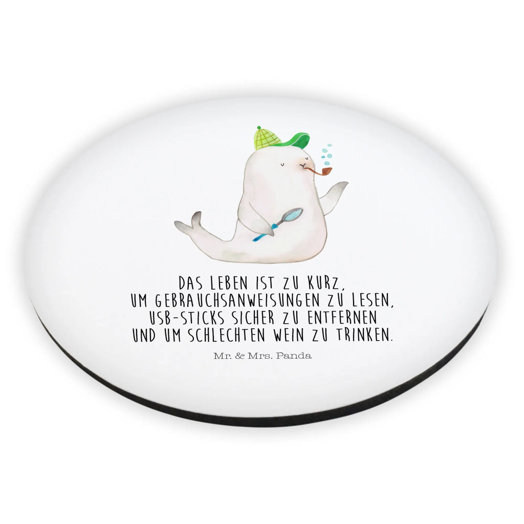 Round magnet seal sherlock Dekomagnet, Pinnwandmagnet, Notiz Magnet, Whiteboard Magnet, Motivmagnete, Kühlschrank Dekoration, Souvenir Magnet, Kühlschrankmagnet, Tiermotive, Gute Laune, lustige Sprüche, Tiere