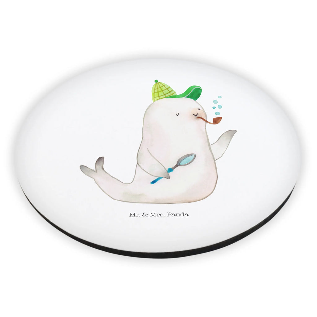 Round magnet seal sherlock Dekomagnet, Pinnwandmagnet, Notiz Magnet, Whiteboard Magnet, Motivmagnete, Kühlschrank Dekoration, Souvenir Magnet, Kühlschrankmagnet, Tiermotive, Gute Laune, lustige Sprüche, Tiere