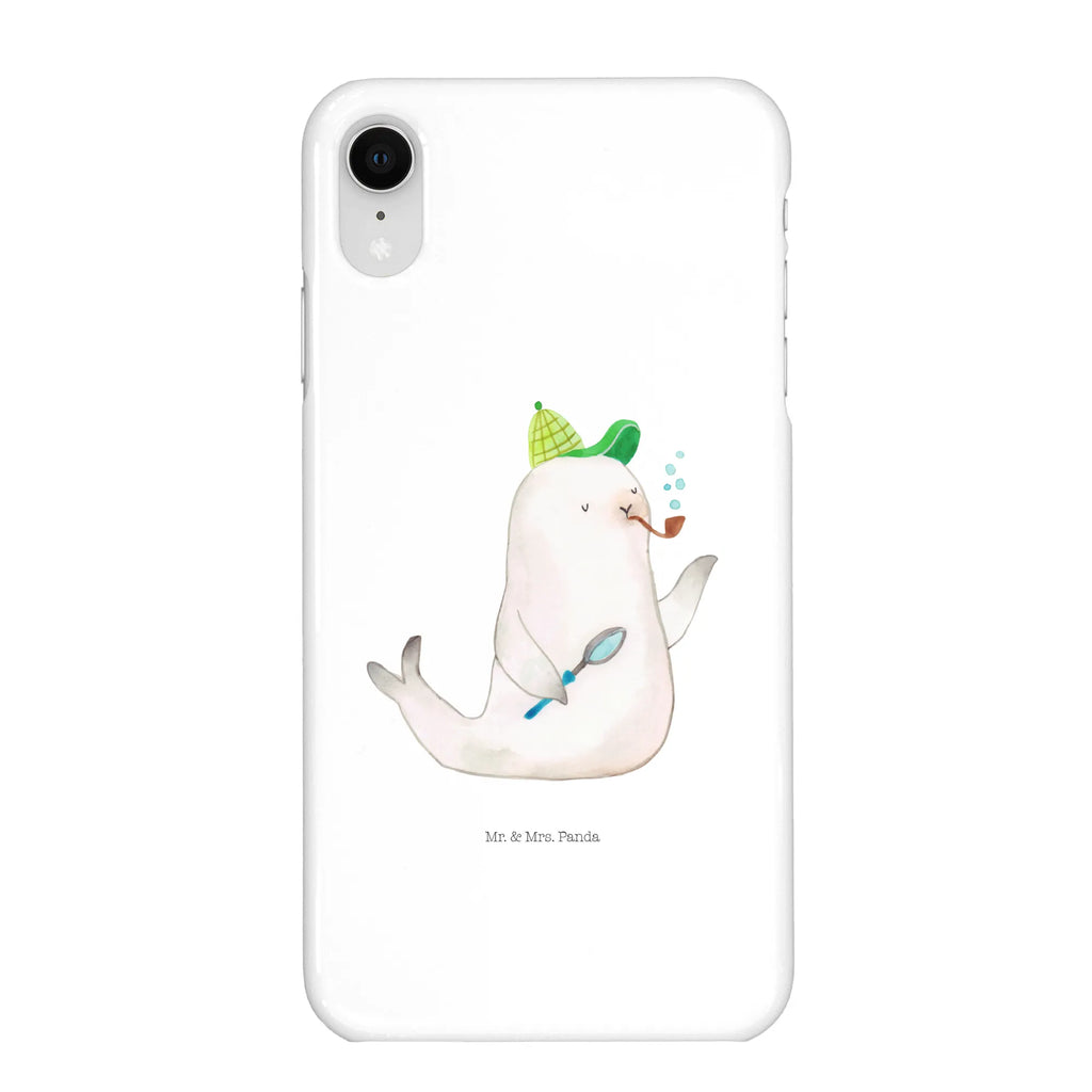 Phone case seal sherlock mobile phone case, Iphone 10, mobile phone, case, cover, Iphone X, mobile cover, small animals, cute, funny, cute animal motives, hand drawn, small world, funny sayings, good mood, happy, gifts, gift ideas, special gifts, animal lover, card