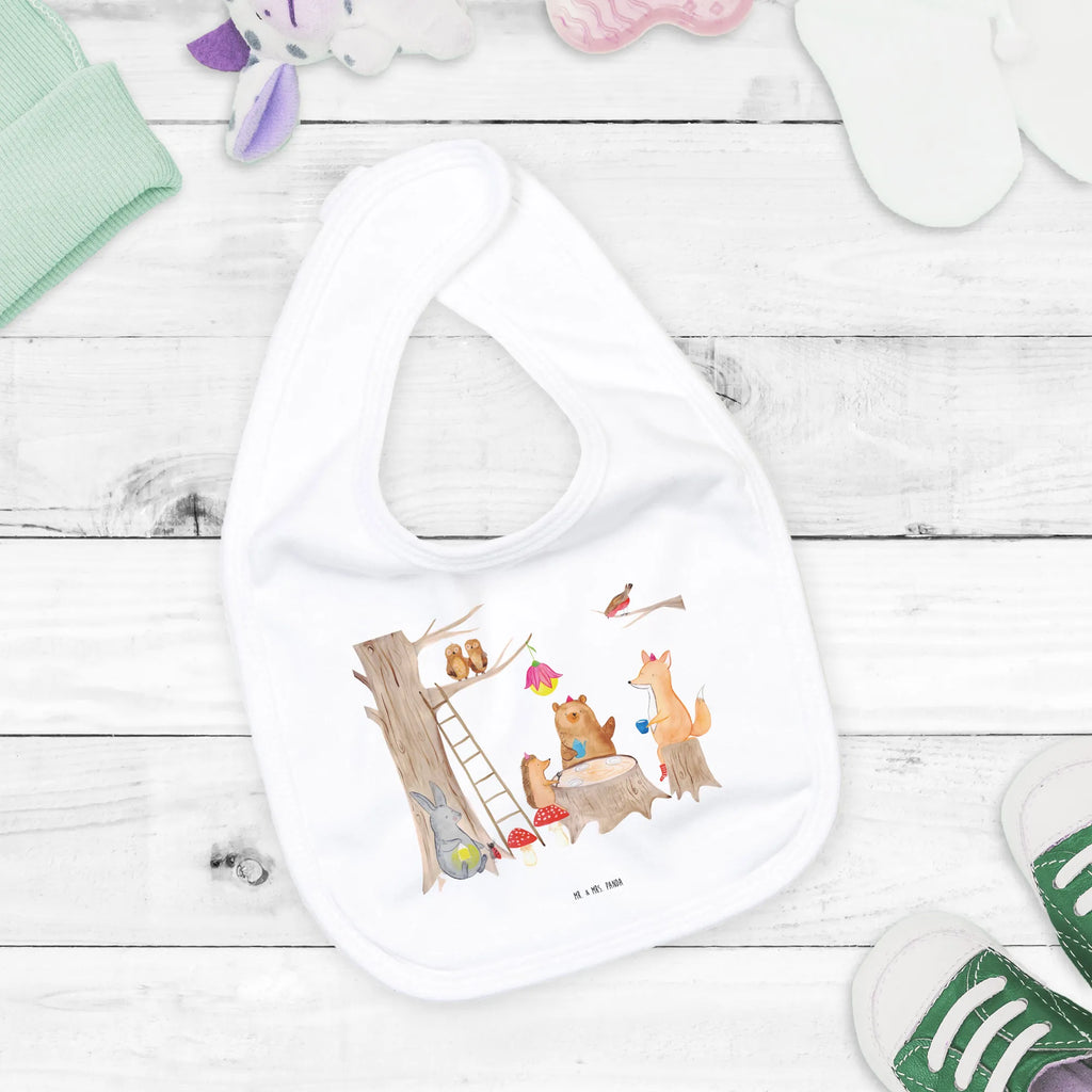 Bib forest animals picnic baby shower, spit cloth, baby bib, toddler, drool bib, baby party, small animals, cute, funny, cute animal motives, hand drawn, small world, funny sayings, good mood, happy, gifts, gift ideas, special gifts, animal lover, card, squirrel, hare, picnic, forest, forest animals, hedgehog, fox, mouse