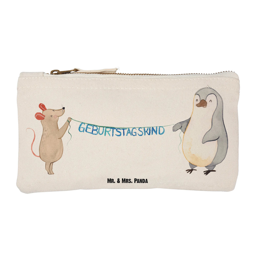 Make-up bag mouse penguin Birthday toiletry bag, Schlampermäppchen, Schminktasche, Kulturbeutel, aufbewahrungsbeutel, pencil case, Schminkbeutel, Waschbeutel, Stiftemäppchen, Mäppchen, Waschtasche, Federmappe, utensilientasche, beauty tasche, Kosmetikbeutel, Kulturtasche, kosmetiktäschchen, Schminktäschchen, Etui, beauty case, Kosmetiktasche, pinsel tasche, aufbewahrungstasche, Geburtstag, Geburtstagsgeschenk, Geschenk, Geburtstage, Maus, Happy Birthday, Geburtstagsfeier, Pinguin