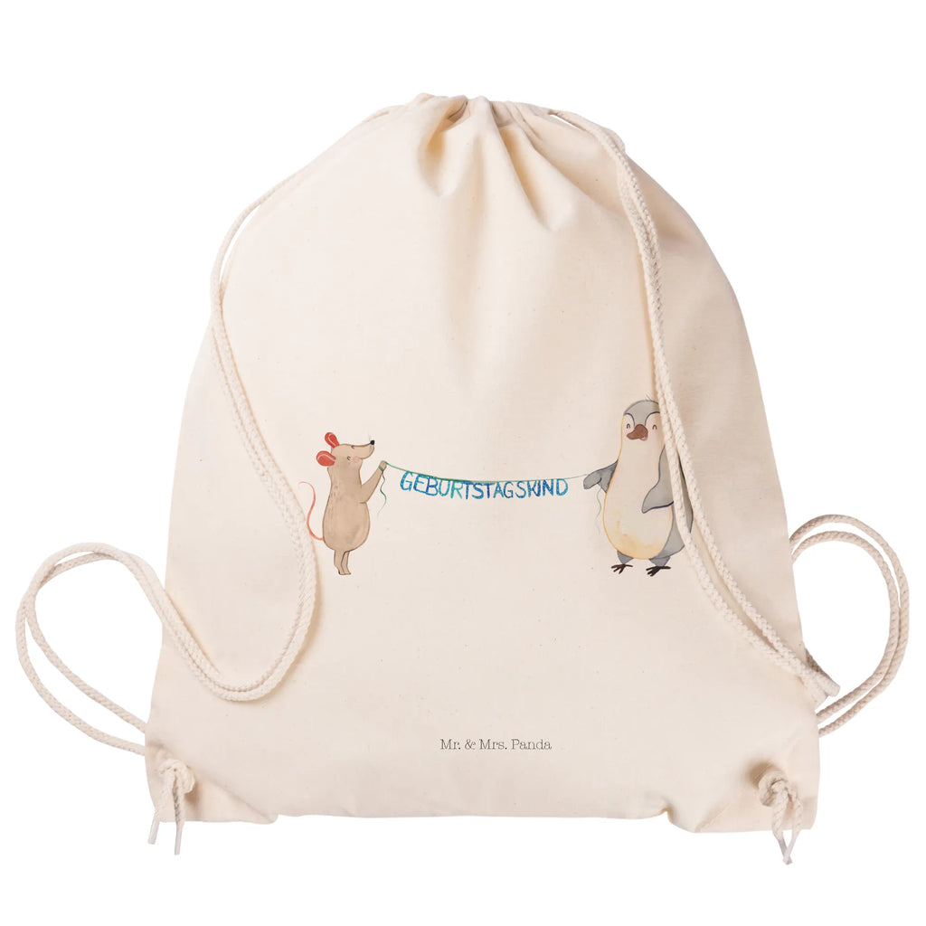 Drawstring bag mouse penguin Birthday jute bag, carrier bag, gym bag, hipster, sports bag, bag, Birthday, celebration, party, birthday party, friends, family, birthday wish, birthday present, birthday cards, 18th birthday, 30th birthday, 40th, 50th, 60th, 70th, 80th, 90th, 90th., gift ideas, gifts for girlfriend, boyfriend, mom, dad, brother, sister, congratulations, funny, sayings, 1 year, money gifts, guest gifts, gifts online, gift basket, special gifts, unusual gifts, extraordinary gifts, gift package, original gifts, gift items, special birthday gifts, Happy Birthday, Birthday party, Penguin, Birthday present, Present, Mouse