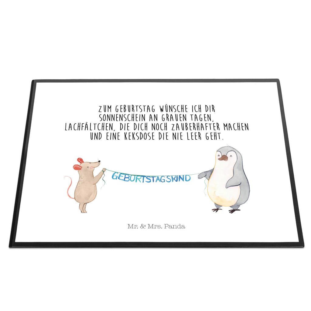 Schreibtischunterlage Maus Pinguin Geburtstag Schreibtischauflage, Büroartikel, Schreibunterlage, Bürobedarf, Schreibwaren, Schreibtischunterlage Groß, Schreibtisch Unterlagen, Geburtstag, Geburtstagsgeschenk, Geschenk, Geburtstage, Happy Birthday, Pinguin, Maus, Geburtstagsfeier