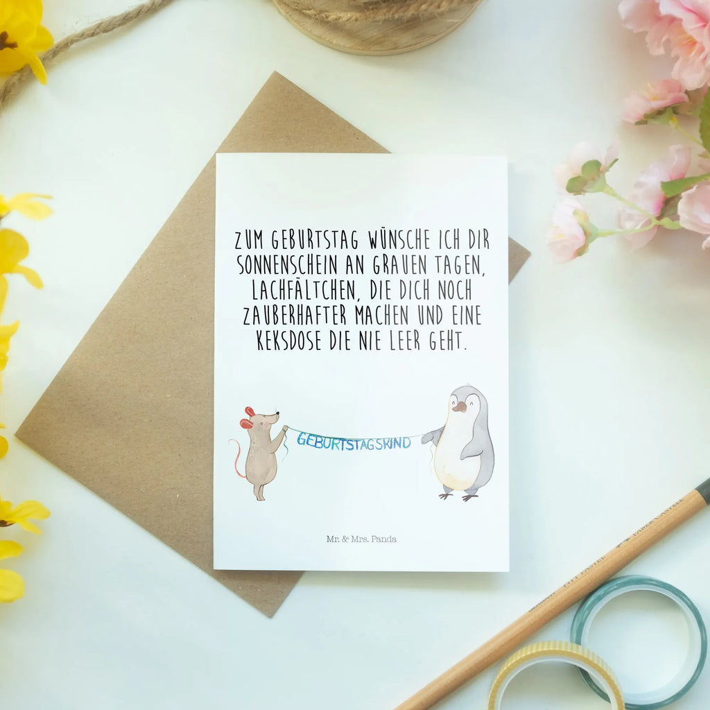 Grußkarte Maus Pinguin Geburtstag kommunionskarte, osterkarten, jubiläumskarte, babykarte, glückwunschkarten, osterkarte, einladungskarten, hochzeitskarten, Grußkarte, valentinstagskarte, genesungskarte, Klappkarte, Beileidskarte, Motivkarte, weihnachtskarten, spruchkarte, vatertagskarte, neujahrskarte, abiturkarte, Grußkarten, Glückwunschkarte, dankeskarten, firmungskarte, Geschenk, Geburtstagsgeschenk, Geburtstag, Happy Birthday, Geburtstagsfeier, Pinguin, Maus, Geburtstage