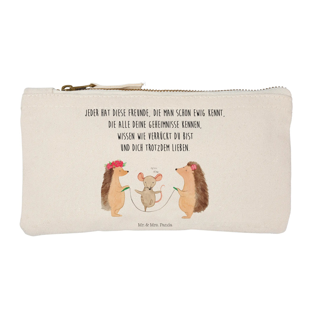 Make-up bag Hedgehog skipping Kosmetikbeutel, Stiftemäppchen, Kulturtasche, Schminktäschchen, Kulturbeutel, Waschtasche, aufbewahrungsbeutel, beauty tasche, Schminktasche, toiletry bag, beauty case, kosmetiktäschchen, Schlampermäppchen, aufbewahrungstasche, Mäppchen, pencil case, Schminkbeutel, Kosmetiktasche, Etui, utensilientasche, Waschbeutel, Federmappe, pinsel tasche, Tiermotive, Tiere, Lustige Sprüche, Gute Laune, Kinder, Seilhüpfen, Maus, Seilspringen, Igel, Kindergarten