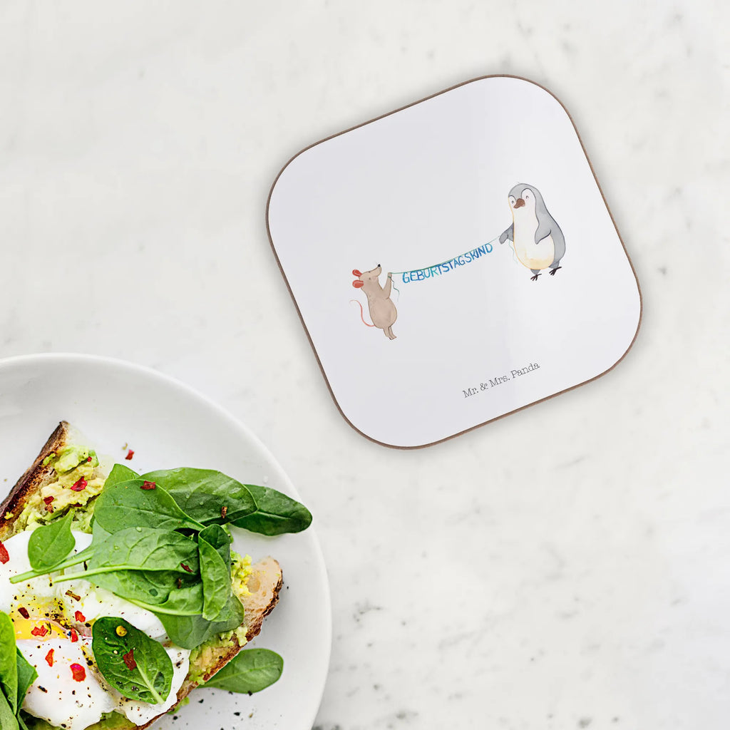 Podkładka Mysz Pingwin urodziny Urodziny, prezent urodzinowy, prezent