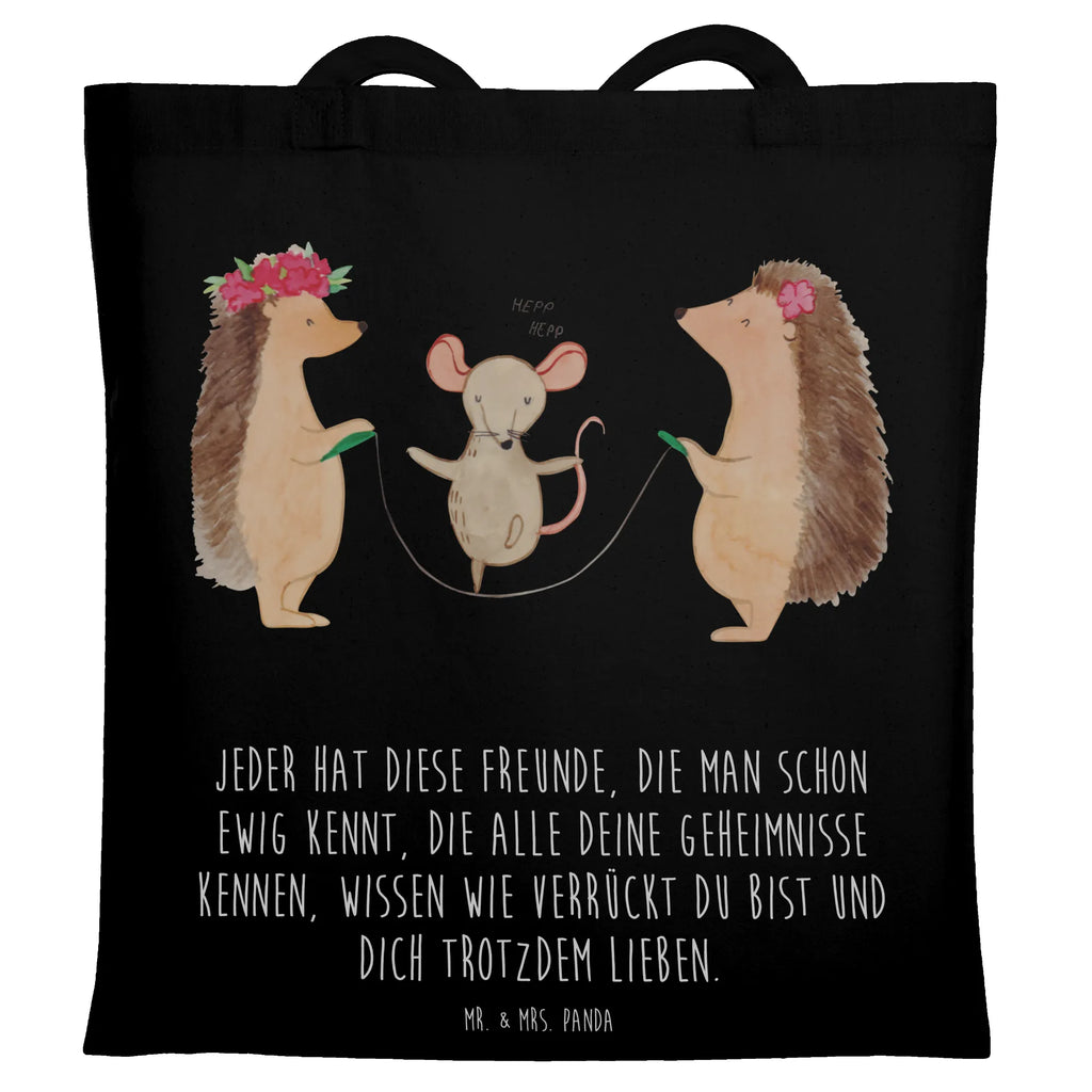 Tote bag Hedgehog skipping