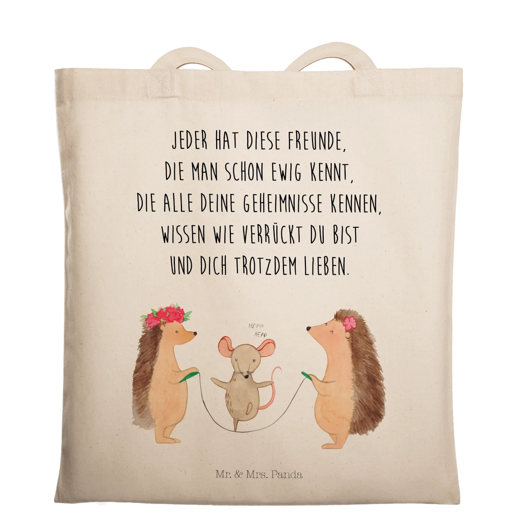 Tote bag Hedgehog skipping